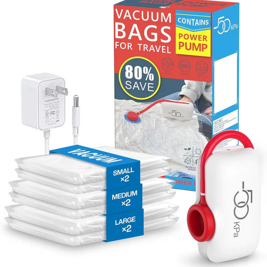 Bolsas de almacenamiento al vacío con bomba eléctrica USB