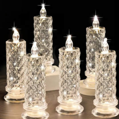 💕 Velas LED románticas sin llama