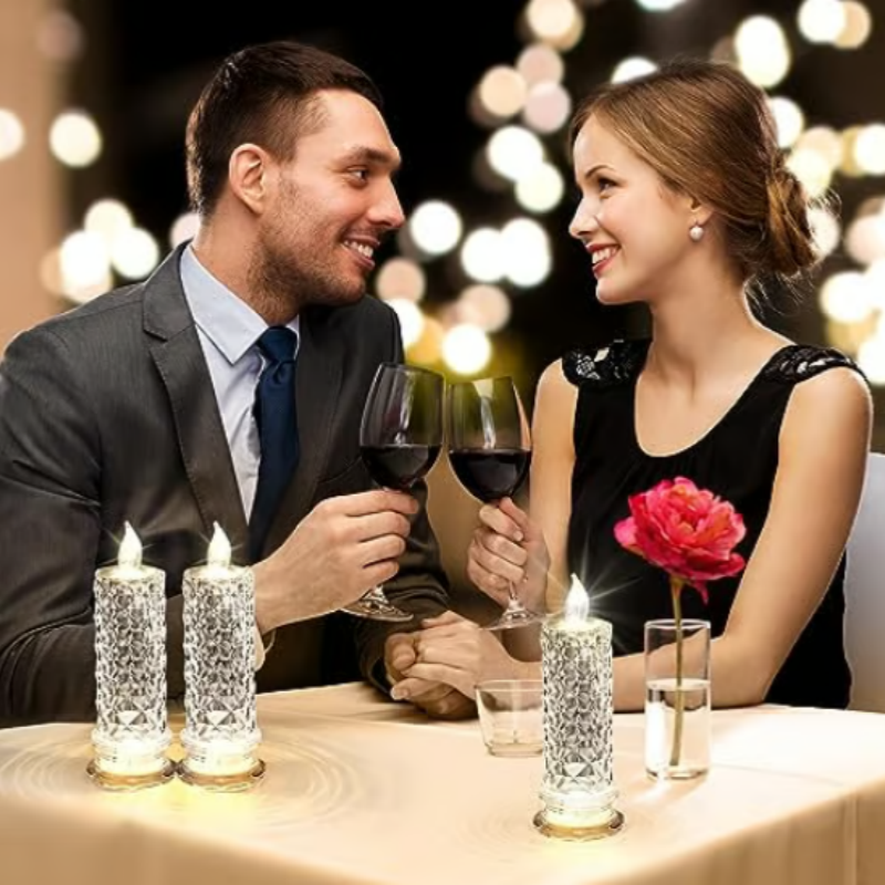 💕 Velas LED románticas sin llama