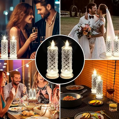 💕 Velas LED románticas sin llama
