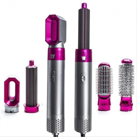 Cepillo Secador de Cabello 5 en 1 - Peina, Seca, Riza y Moldea con Estilo