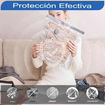 Bolsas de almacenamiento al vacío con bomba eléctrica USB